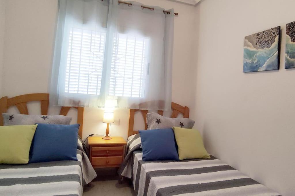 산타 폴라 Disfruta De La Playa Y Piscina, Acogedora Casa 빌라 외부 사진