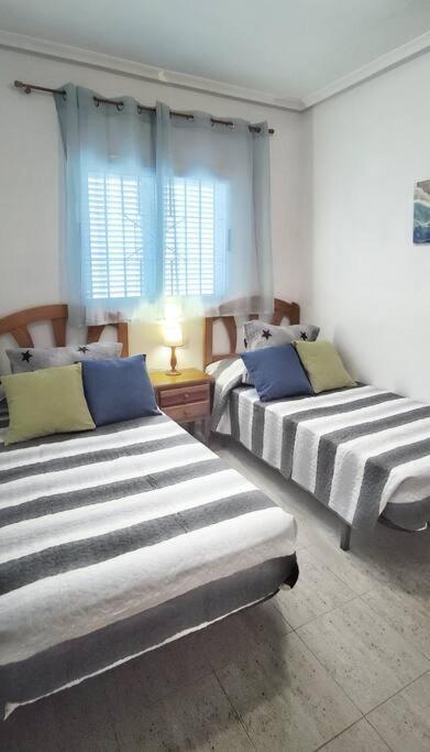 산타 폴라 Disfruta De La Playa Y Piscina, Acogedora Casa 빌라 외부 사진