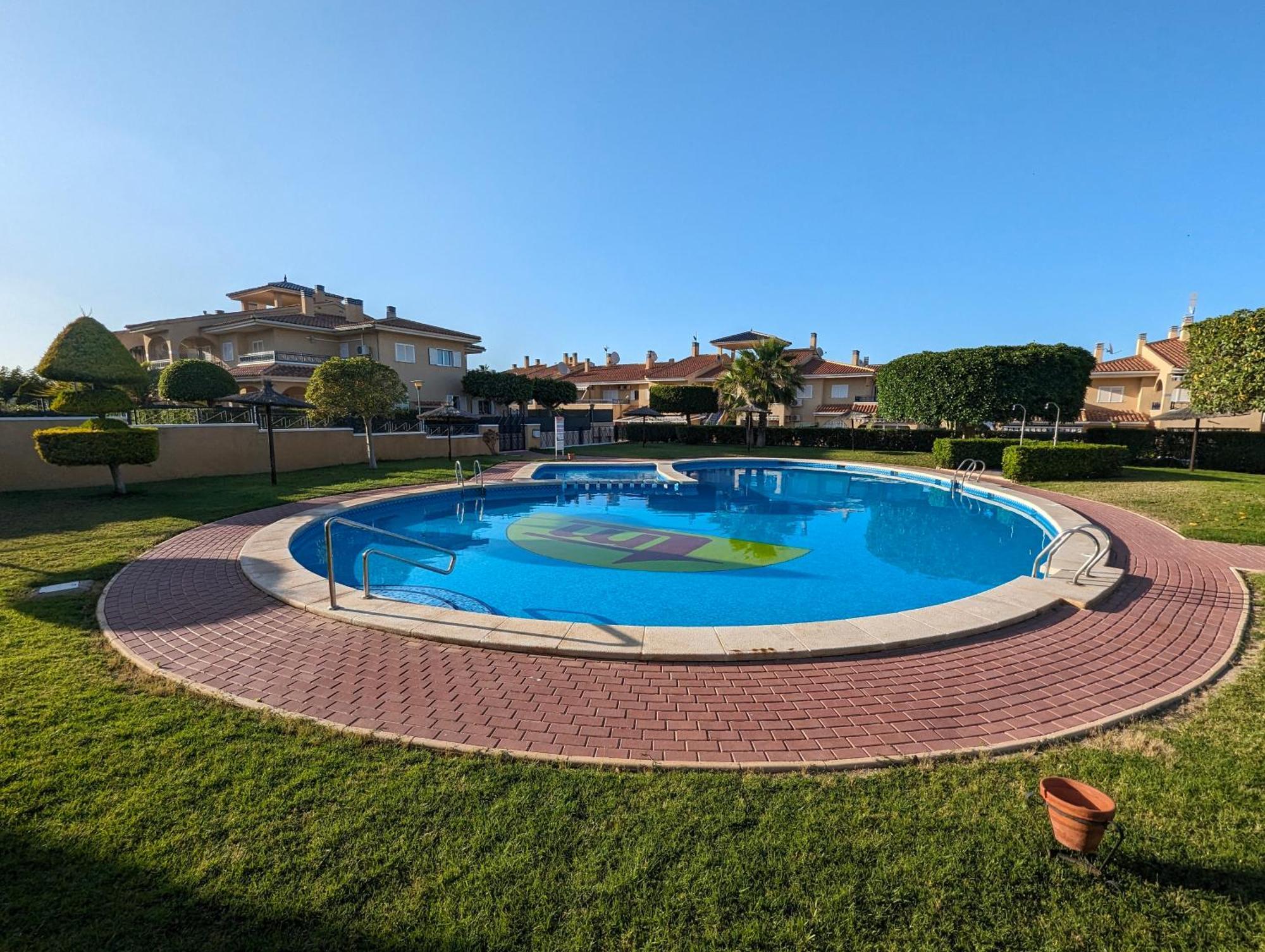 산타 폴라 Disfruta De La Playa Y Piscina, Acogedora Casa 빌라 외부 사진